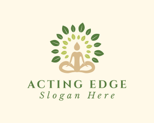 Human Tree Yoga logo design