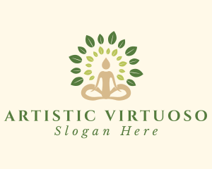 Human Tree Yoga logo design