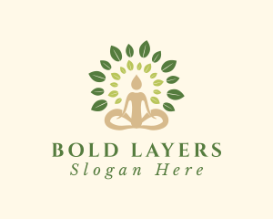 Human Tree Yoga logo design