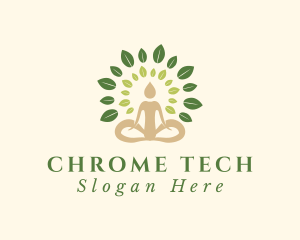 Human Tree Yoga logo design