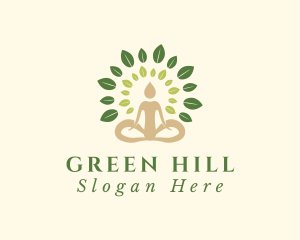 Human Tree Yoga logo design