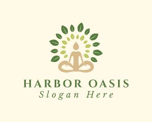 Human Tree Yoga logo design