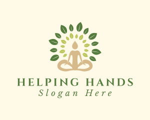 Human Tree Yoga logo design