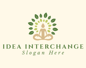 Human Tree Yoga logo design