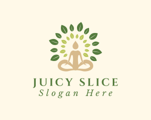 Human Tree Yoga logo design