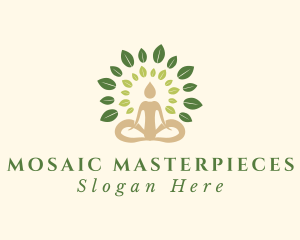 Human Tree Yoga logo design