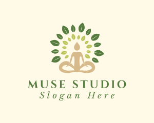 Human Tree Yoga logo design