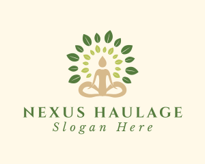 Human Tree Yoga logo design