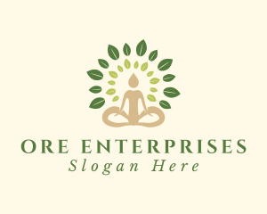 Human Tree Yoga logo design