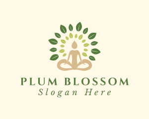 Human Tree Yoga logo design