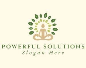 Human Tree Yoga logo design