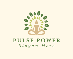 Human Tree Yoga logo design