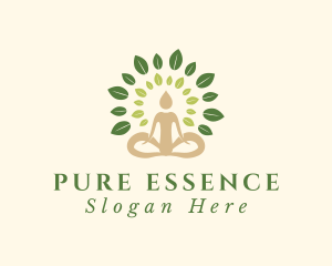 Human Tree Yoga logo design