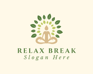 Human Tree Yoga logo design