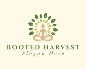 Human Tree Yoga logo design