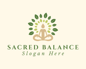 Human Tree Yoga logo design