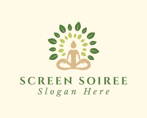 Human Tree Yoga logo design