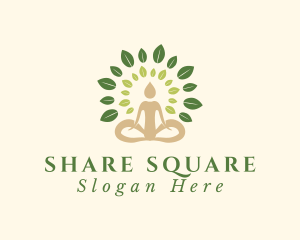 Human Tree Yoga logo design