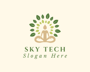 Human Tree Yoga logo design