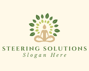 Human Tree Yoga logo design