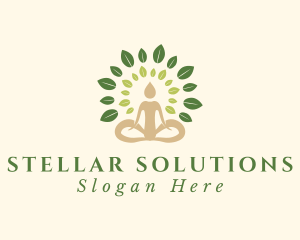 Human Tree Yoga logo design