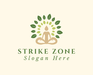 Human Tree Yoga logo design