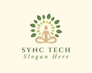 Human Tree Yoga logo design