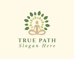 Human Tree Yoga logo design