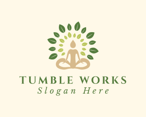 Human Tree Yoga logo design