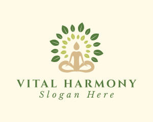 Human Tree Yoga logo design