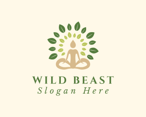 Human Tree Yoga logo design