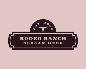 Western Rodeo Banner Signage  logo design