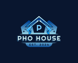 Pressure Wash Cleaning logo design