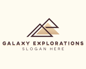 Mountain Pyramid Travel logo design