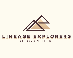 Mountain Pyramid Travel logo design