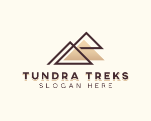 Mountain Pyramid Travel logo design