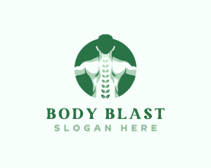 Chiropractor Back Body logo design