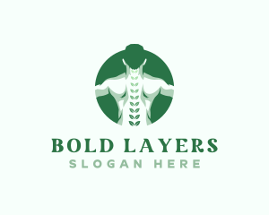 Chiropractor Back Body logo design