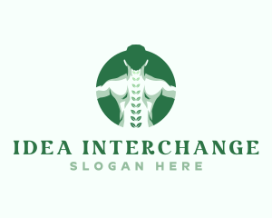 Chiropractor Back Body logo design