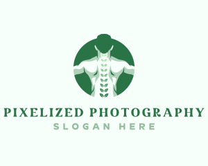 Chiropractor Back Body logo design