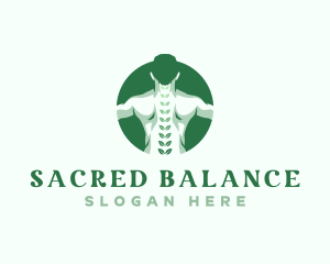 Chiropractor Back Body logo design