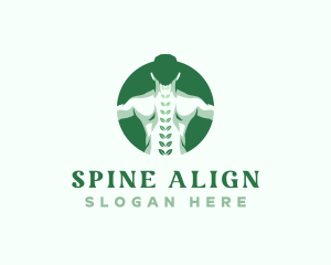 Chiropractor Back Body logo design