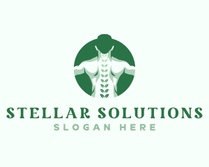 Chiropractor Back Body logo design