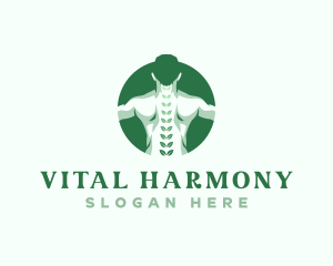 Chiropractor Back Body logo design