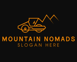 Mountain Road Roller logo design