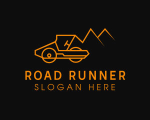 Mountain Road Roller logo design