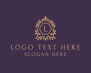 Luxury Leaf Ornament  logo