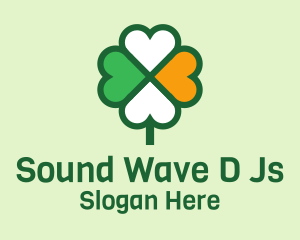 Lucky Irish Clover  Logo