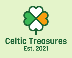 Lucky Irish Clover  logo