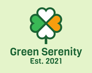 Lucky Irish Clover  logo design